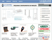 Tablet Screenshot of pacontrol.com.br